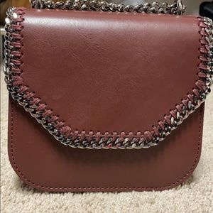 Stella McCartney Burgundy Crossbody Bag